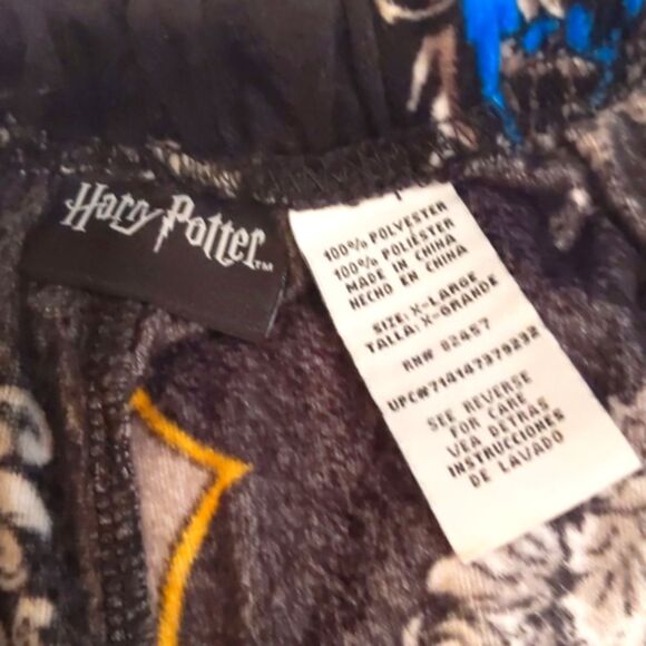 Harry Potter Pajama Pants Hogwarts Size XL (Kid) - Picture 4 of 5
